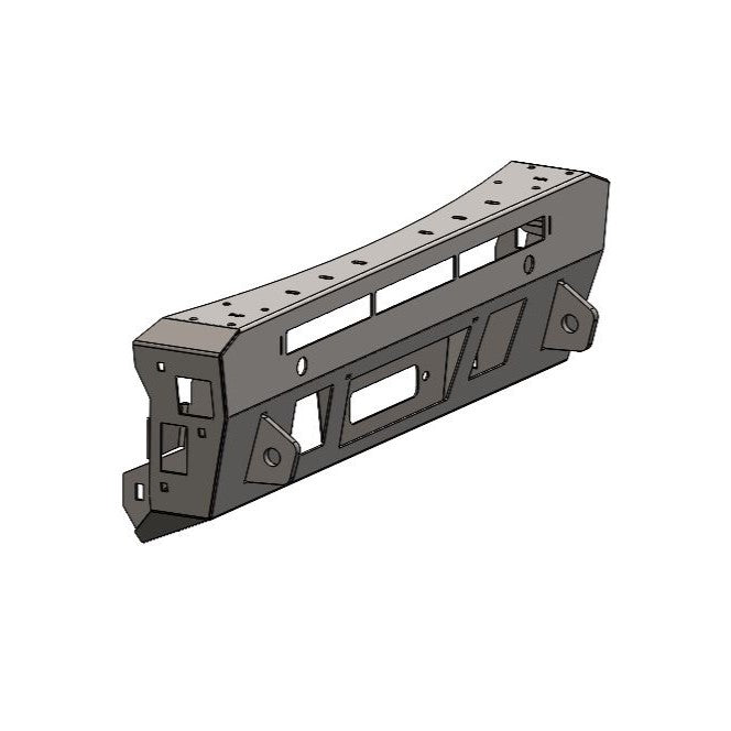 MOD v2 Bumper, Center Section, 19-24 RAM 1500 DT/Rebel