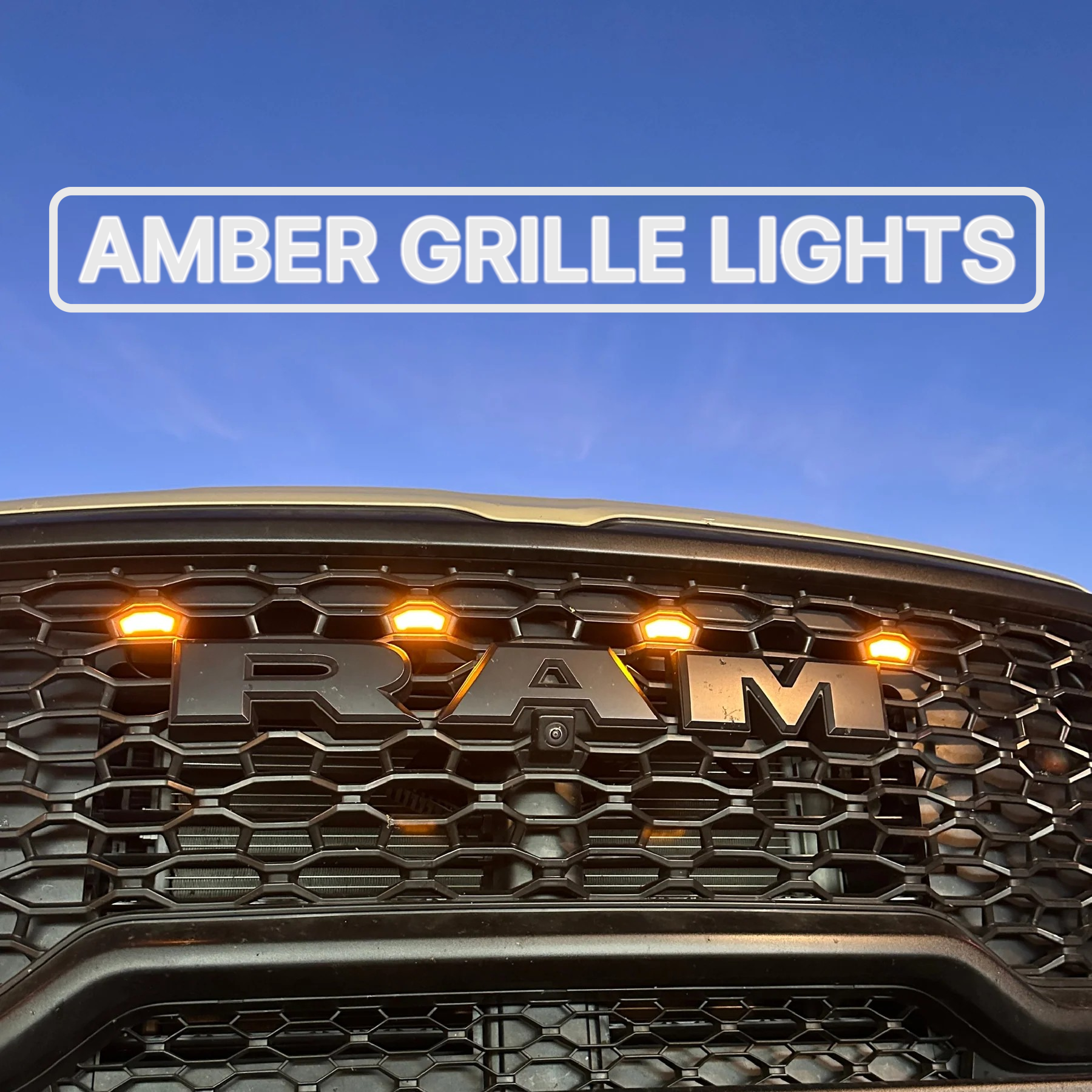Amber LED Grille Lights