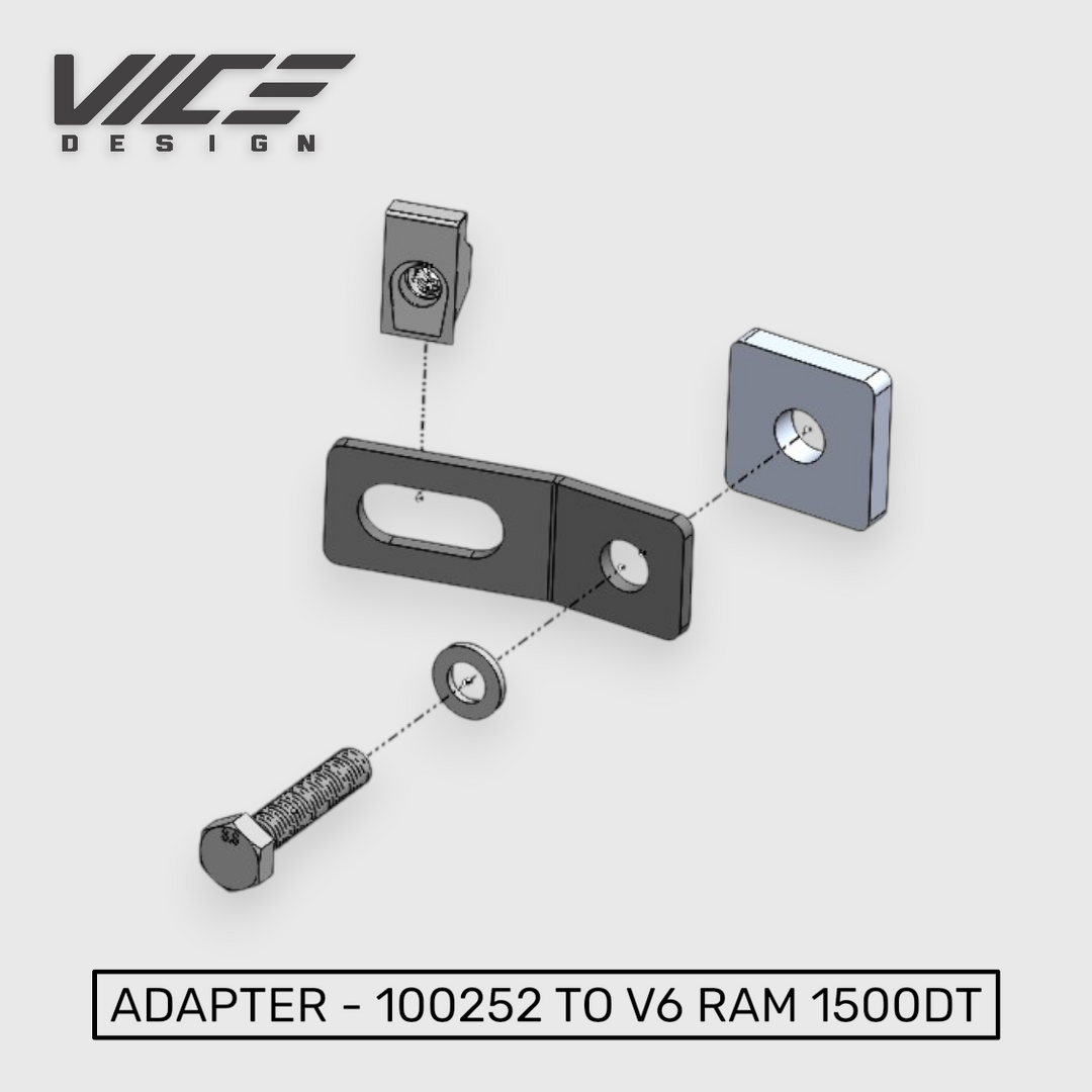 Adapter Assembly, 100252 to V6 RAM 1500DT
