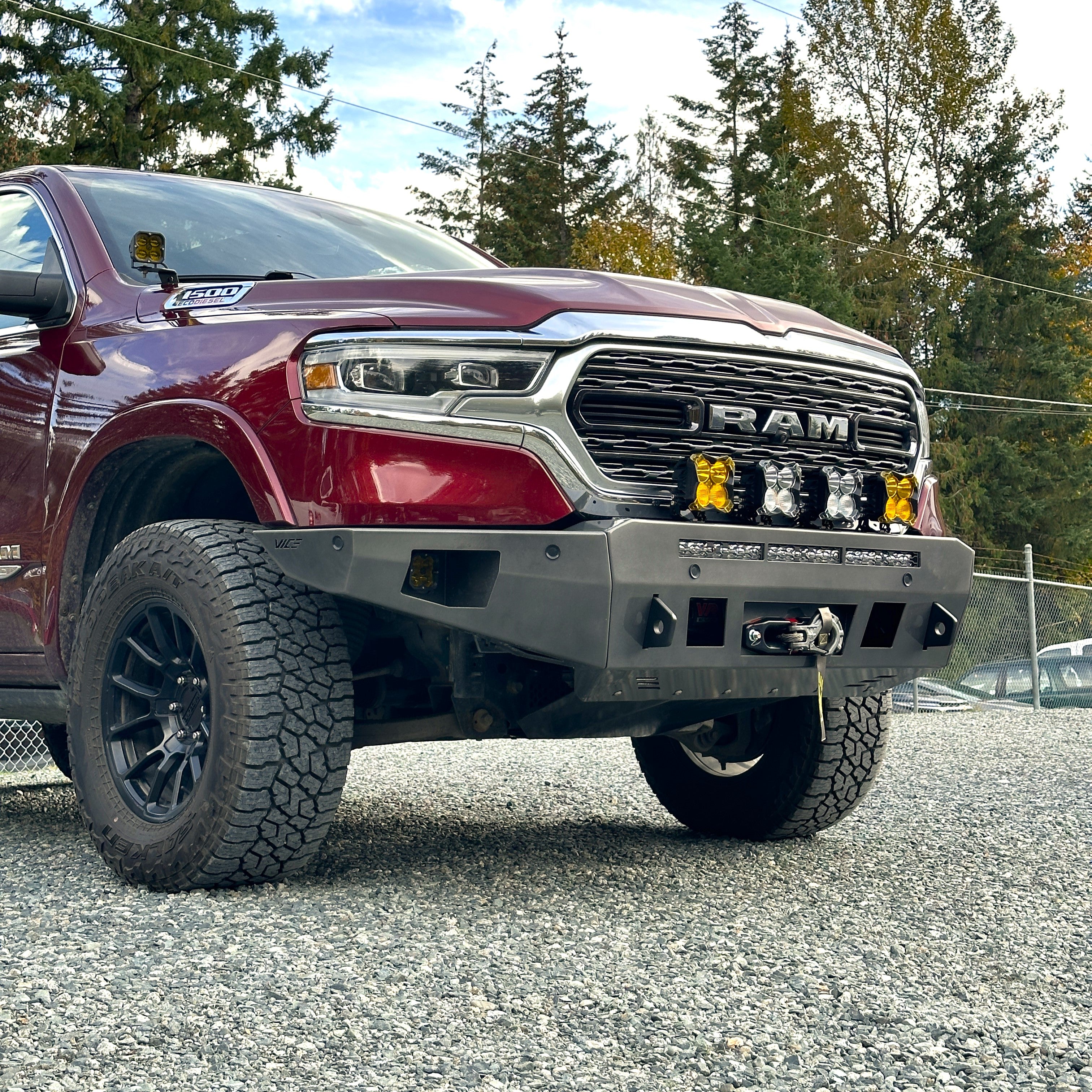 MOD V2 Front Bumper | 5th Gen | 2019 - 2024 RAM 1500 DT – VICE Design Inc