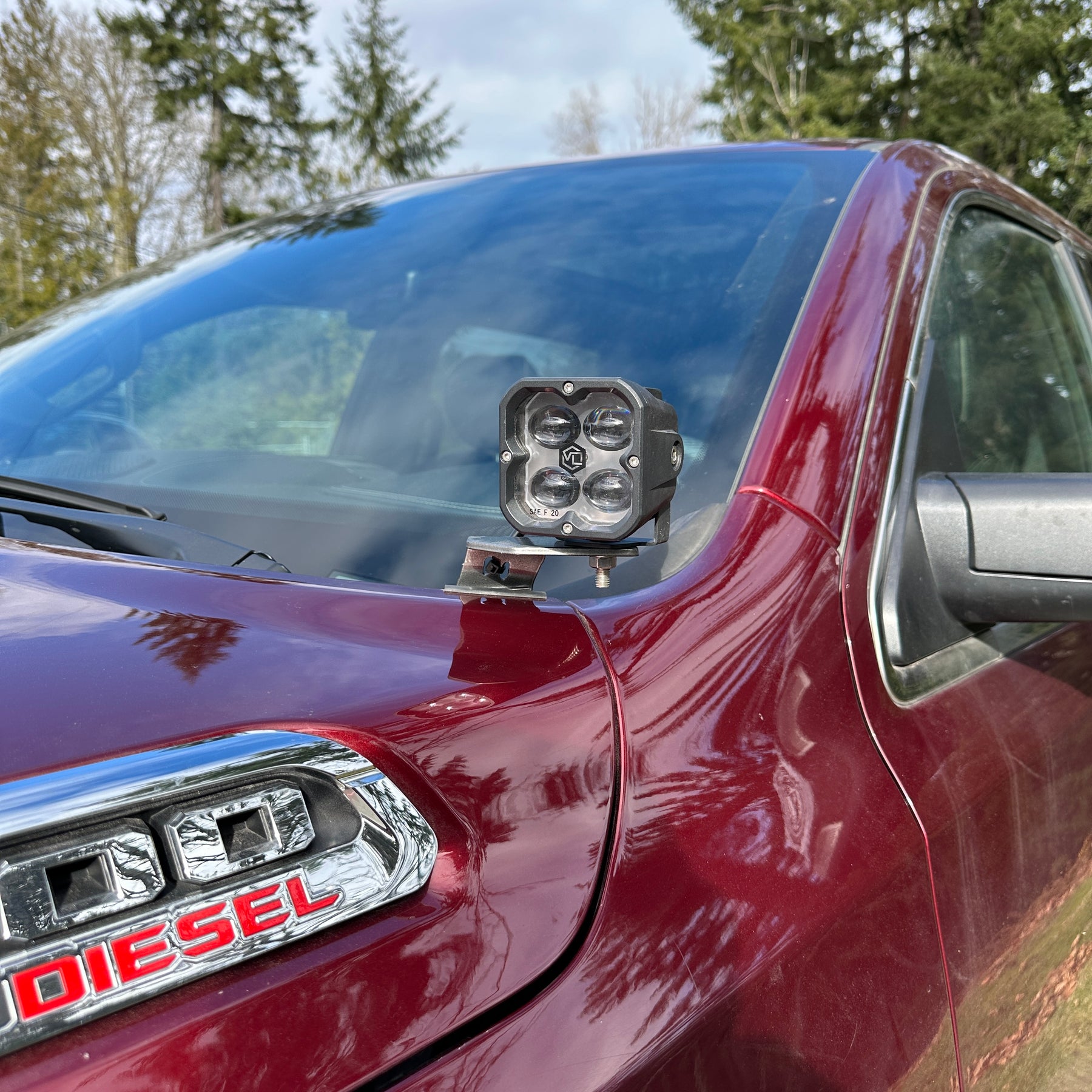 2Pcs Bumper Fog Lamp Light Bracket Kit For Dodge RAM 1500 2019-2022 68274697AA E - Foto 7