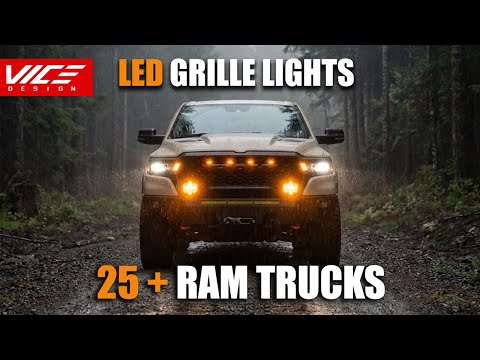 Amber Grille LED Marker Lights | 2025+ RAM 1500DT Trucks