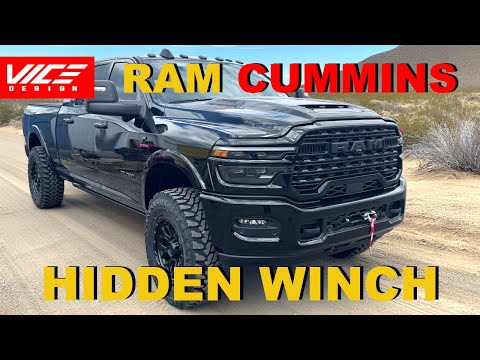 Hidden Winch Mount | 2019-2025 RAM 2500-3500 [6.7L Cummins]