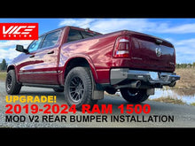 Load and play video in Gallery viewer, High Clearance MOD V2 Rear Bumper, 2019 - 2024 RAM 1500 DT &amp; Rebel &amp; TRX
