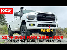 Load and play video in Gallery viewer, Hidden Winch Mount | 2019-2024 RAM 2500-3500 [6.7L Cummins]
