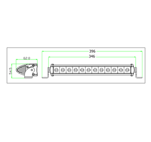 Speed Demon 8" Single Row Light Bar - SRS8