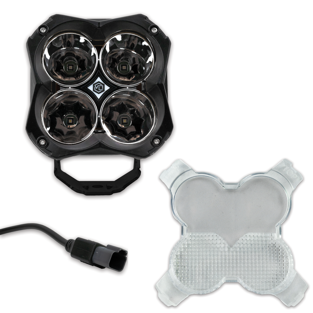 FNG 5 Intense LED Hyper Spot Offroad Light | Combo White | VIVID Lumen Industries